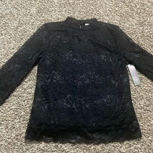 No Boundaries Lace dress shirt